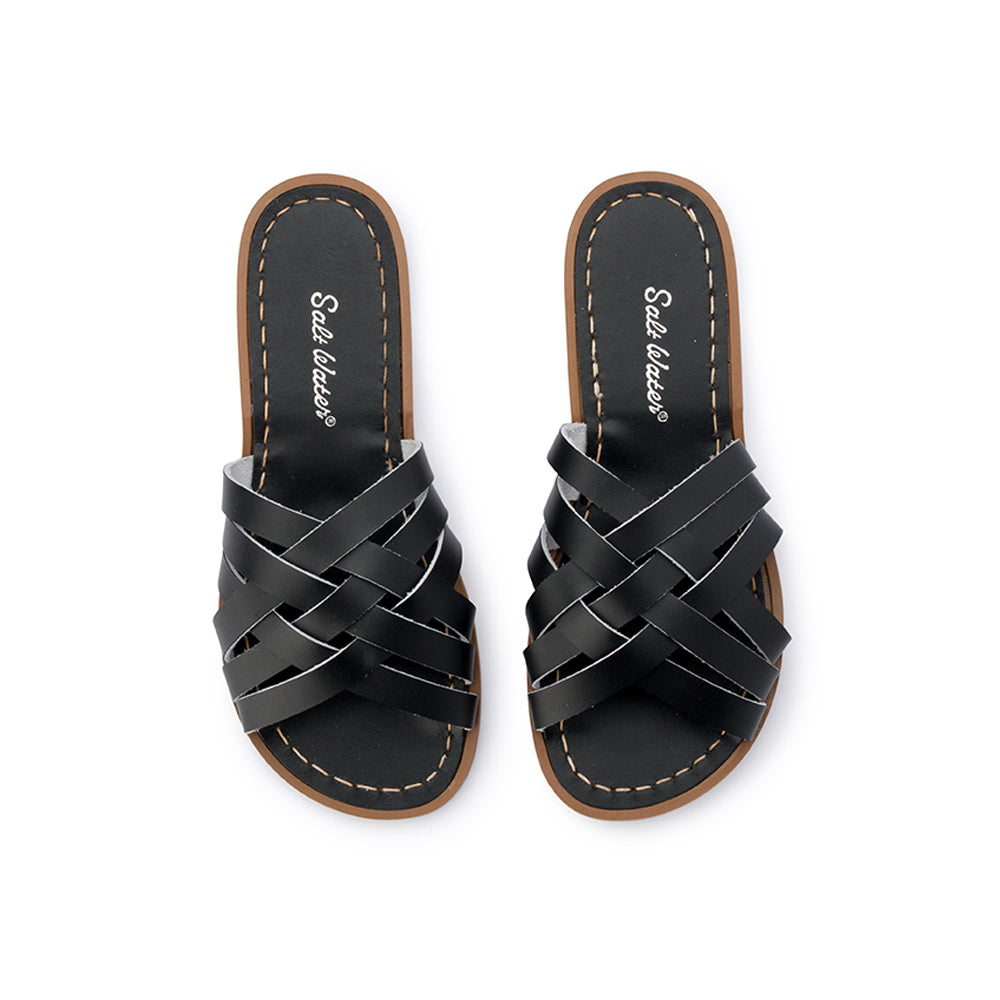 Salt Water Retro Slide Black