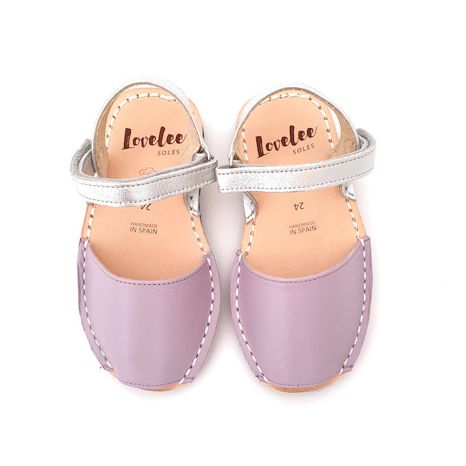 Avarca Kids Sandals | Lilac | Lil Lovelees